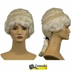 Theaterpruik Rococo Dames Wit