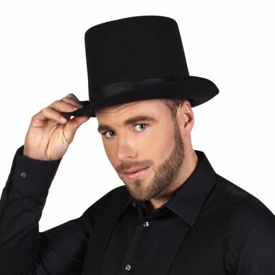 Hoed Byron Zwart Hoge Hoed (zware Kwaliteit) 1 Hoed Byron Zwart Hoge Hoed (zware Kwaliteit)