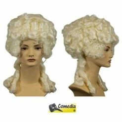 Theaterpruik Marie-Antoinette Wit