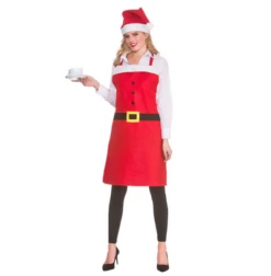 Kerst Schort Met Muts