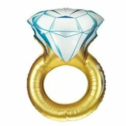 Ballon Folie Ring Met Diamant
