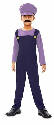 Waluigi Kostuum Kind