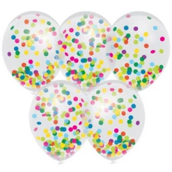 Confetti Ballonnen Kleuren 5 St (30 Cm)