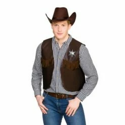 Cowboy Gilet Met Franje