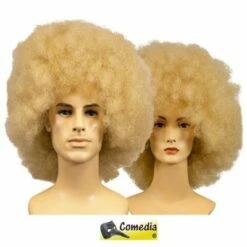 Theaterpruik Afro Blond Kanekalon