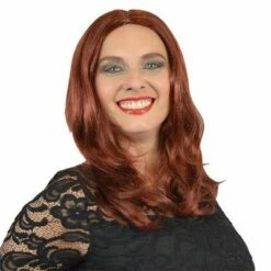 Yvette Pruik Bordeaux Rood