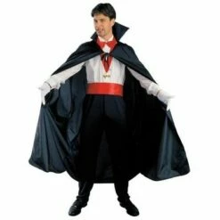 Zwarte Cape Met Kraag