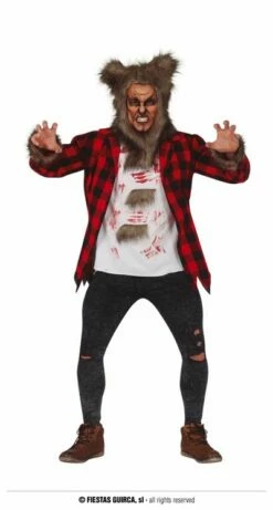 Weerwolf Kostuum Man