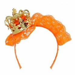 Koningsdag Tiara Met Kroon