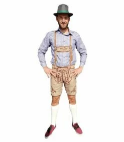 Lederhosen 100% Geitenleder -PartyPaleis Winkel 1684805520 Lederhosen 3 geitenleer 3