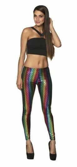 Zeemeermin Legging Regenboog
