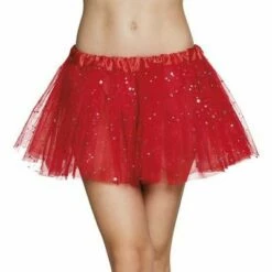 Tutu Rood Met Glitters