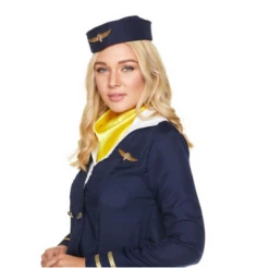 Stewardess Kostuum - Donkerblauw -PartyPaleis Winkel 1850666752 stewardesspakje