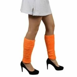 Beenwarmers Pluizig Oranje