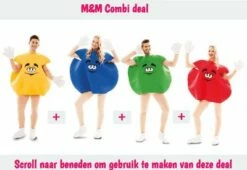 Groen M&M Kostuum -PartyPaleis Winkel 2024286995 MMdeal