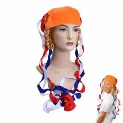 Oranje Muts Met Haar