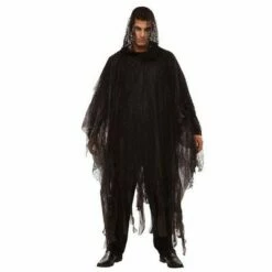 Halloween Poncho Zwart