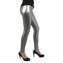 Metallic Legging Zilver