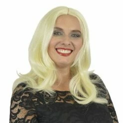 Jaren 50 Pruik Platina Blond