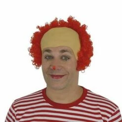 Kaalkop Pruik Rood