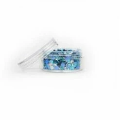 Festival Glitter Blauw Chunky