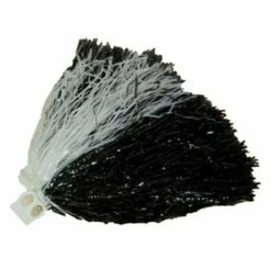 Cheerleader Pompon Zwart/wit