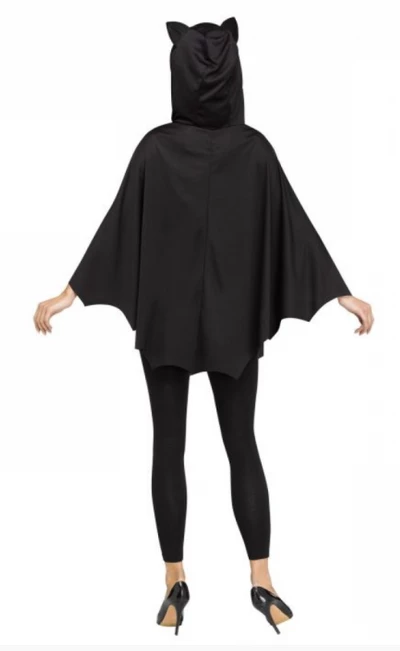 Halloween Poncho Vleermuis 2 Halloween Poncho Vleermuis - Image 2