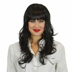 Jaren 50 Pruik Zwart