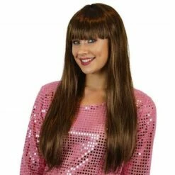 Ponypruik Luxe Bruin