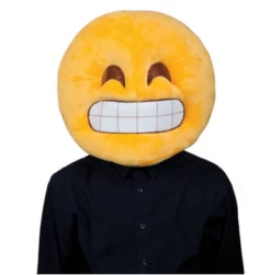 Jumbo Masker Smiley Grijns