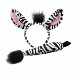 Tiara Zebra Oren Met Staart