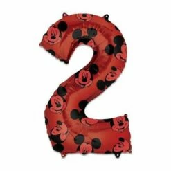 Folieballon Cijfer 2 Mickey Mouse