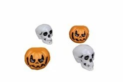 Schedelen Pompoen Set 4 Stuks
