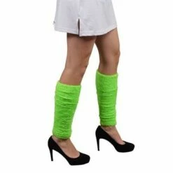 Beenwarmers Pluizig Groen