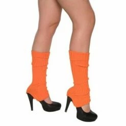Beenwarmers Met Gat Oranje