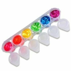 Chunky Glitter 6-pack Fluor