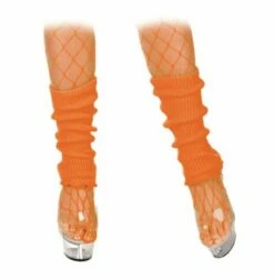 Neon Beenwarmers Oranje