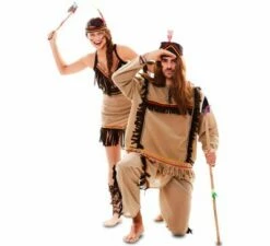 Indianen Kostuum - Heren -PartyPaleis Winkel 3657950462 Indianenpak confettifeest