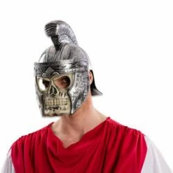 Romeinse Helm Met Doodskopmasker