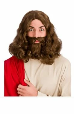 Jezus Pruik Met Baard
