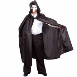 Cape Met Capuchon Satijn