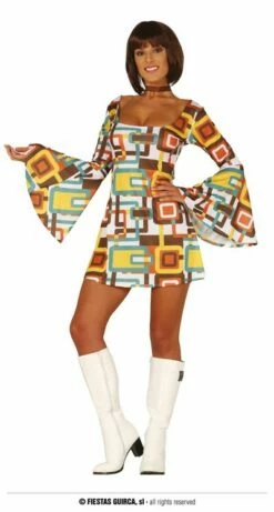 Jaren 70 Hippie Jurkje