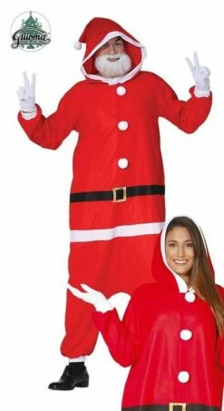 Kerstman Onesie Met Capuchon