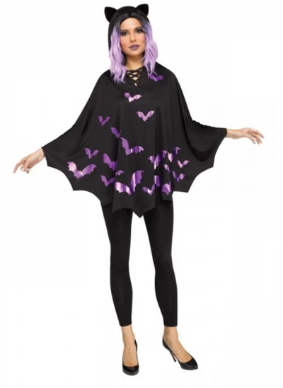 Halloween Poncho Vleermuis 1 Halloween Poncho Vleermuis