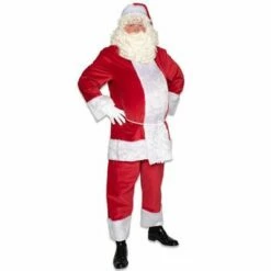 Kerstman Kostuum Polyesterfluweel