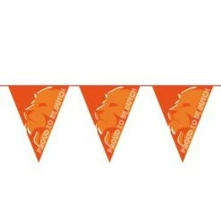Vlaggenlijn Oranje Leeuw “Proud To Be Dutch“ 6m