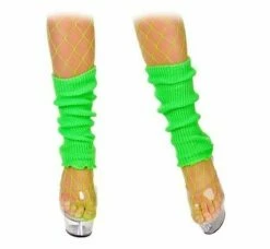 Neon Beenwarmers Groen