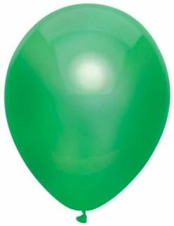 Ballonnen Metallic Donkergroen (30cm) 10st