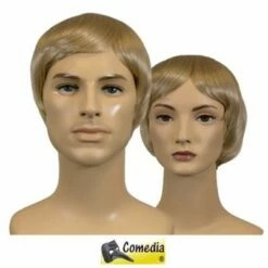 Theaterpruik Kort Steil Blond