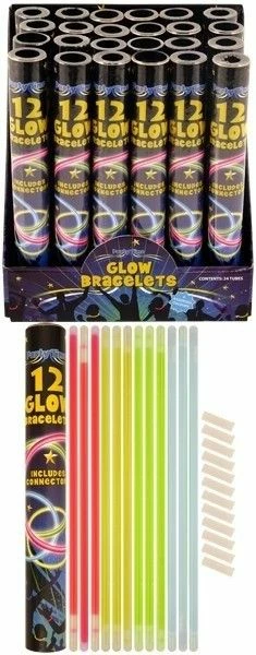 Glow In The Dark Sticks - 12st